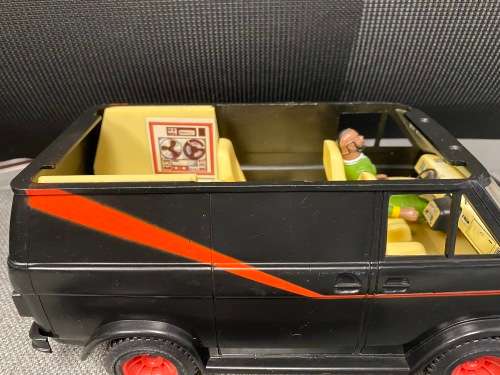 Galoob 1983 ATEAM Van with BA Baracus Action Figure *RARE*